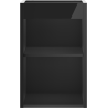Mexen Box-A corps de meuble sous-lavabo 30 cm, noir brillant - 91AX1-0300-470-1-70