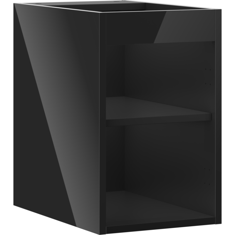 Mexen Box-A corps de meuble sous-lavabo 30 cm, noir brillant - 91AX1-0300-470-1-70
