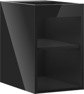 Mexen Box-A corps de meuble sous-lavabo 30 cm, noir brillant - 91AX1-0300-470-1-70