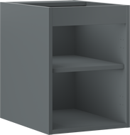 Mexen Box-A corps de meuble sous-lavabo 35 cm, graphite mat - 91AX1-0350-470-1-66