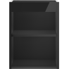 Mexen Box-A corps de meuble sous-lavabo 35 cm, noir brillant - 91AX1-0350-470-1-70