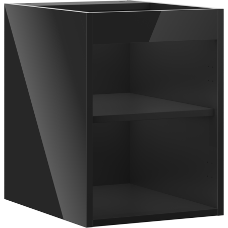 Mexen Box-A corps de meuble sous-lavabo 35 cm, noir brillant - 91AX1-0350-470-1-70