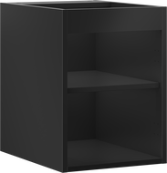 Mexen Box-A caisson de meuble sous-lavabo 35 cm, noir mat - 91AX1-0350-470-1-71