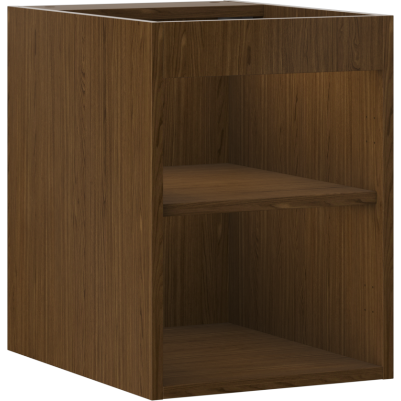 Mexen Box-A corps de meuble sous-lavabo 35 cm, noyer - 91AX1-0350-470-1-86