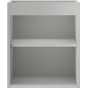Mexen Box-A corps d'armoire sous-lavabo 40 cm, gris mat - 91AX1-0400-470-1-62