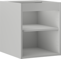 Mexen Box-A corps d'armoire sous-lavabo 40 cm, gris mat - 91AX1-0400-470-1-62