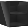 Mexen Box-A corps de meuble sous-lavabo 40 cm, noir brillant - 91AX1-0400-470-1-70