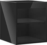 Mexen Box-A corps de meuble sous-lavabo 40 cm, noir brillant - 91AX1-0400-470-1-70