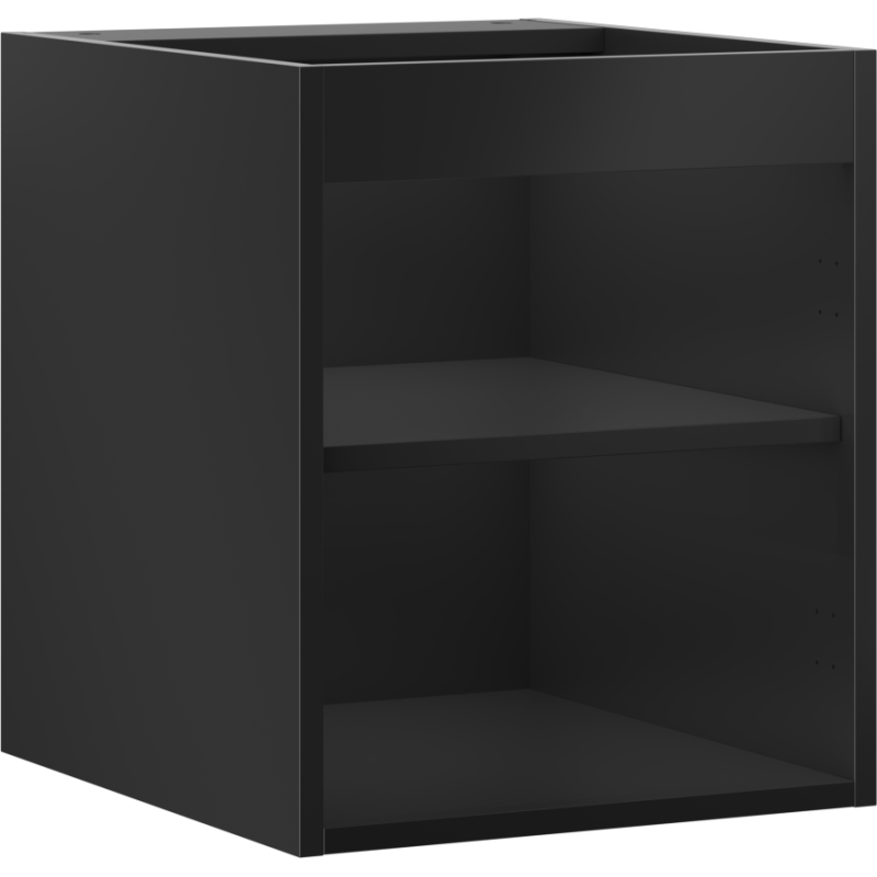 Mexen Box-A caisson de meuble sous-lavabo 40 cm, noir mat - 91AX1-0400-470-1-71