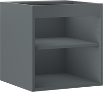 Mexen Box-A corps de meuble sous-lavabo 45 cm, graphite mat - 91AX1-0450-470-1-66