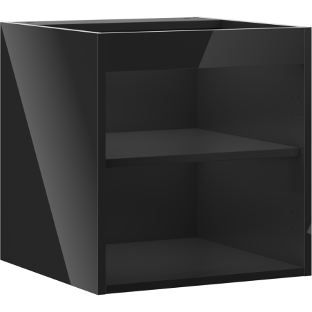 Mexen Box-A corps de meuble sous-vasque 45 cm, noir brillant - 91AX1-0450-470-1-70