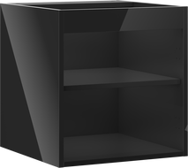 Mexen Box-A meubles sous lavabo 45 cm, noir brillant - 91AX1-0450-470-1-70