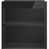 Mexen Box-A corps de meuble sous-vasque 45 cm, noir brillant - 91AX1-0450-470-1-70