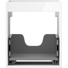 Mexen Box-A corps de meuble sous-lavabo 40 cm, 1 tiroir, blanc brillant - 91AX0-0400-470-1-00