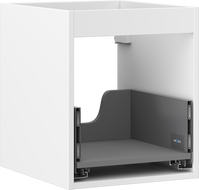 Mexen Box-A corps de l'armoire sous lavabo 40 cm, 1 tiroir, blanc mat - 91AX0-0400-470-1-01