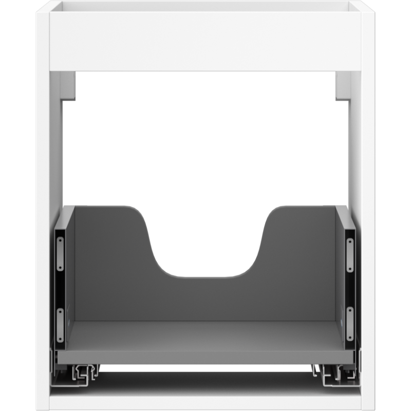 Mexen Box-A corps de l'armoire sous lavabo 40 cm, 1 tiroir, blanc mat - 91AX0-0400-470-1-01