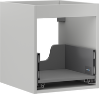 Mexen Box-A corpus armoire sous-lavabo 40 cm, 1 tiroir, gris mat - 91AX0-0400-470-1-62