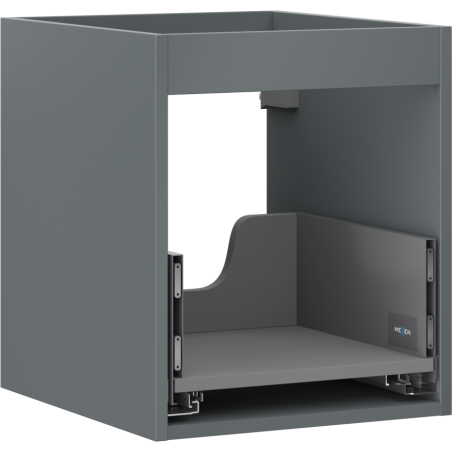 Mexen Box-A corps d'armoire sous-lavabo 40 cm, 1 tiroir, graphite mat - 91AX0-0400-470-1-66