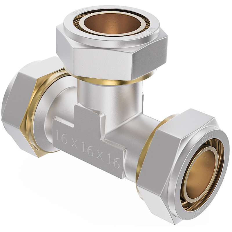 Mexen PEX-S Té à visser PEX 25 x 25 x 25 - W97230-252525-00