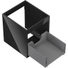 Mexen Box-A meuble sous-lavabo 40 cm, 1 tiroir, noir brillant - 91AX0-0400-470-1-70