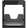 Mexen Box-A meuble sous-lavabo 40 cm, 1 tiroir, noir brillant - 91AX0-0400-470-1-70