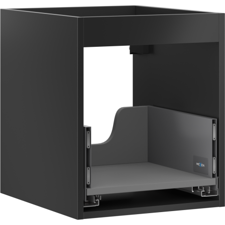 Mexen Box-A corps d'armoire sous-lavabo 40 cm, 1 tiroir, noir mat - 91AX0-0400-470-1-71