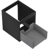 Mexen Box-A corps de meuble sous-vasque 40 cm, 1 tiroir, noir mat - 91AX0-0400-470-1-71