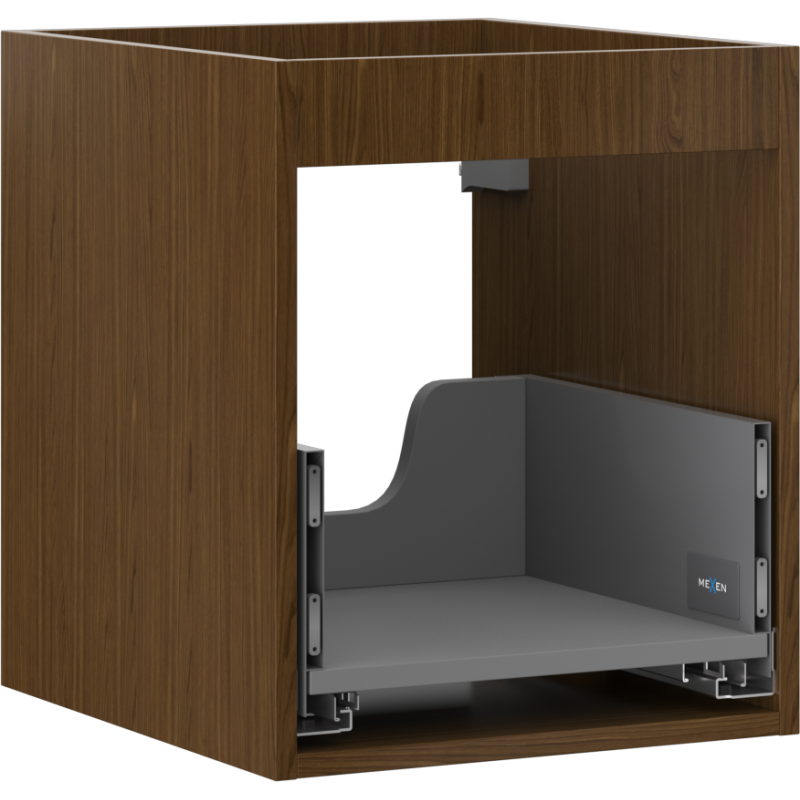 Mexen Box-A corps d'armoire sous-lavabo 40 cm, 1 tiroir, noyer - 91AX0-0400-470-1-86