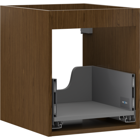 Mexen Box-A corps d'armoire sous-lavabo 40 cm, 1 tiroir, noyer - 91AX0-0400-470-1-86