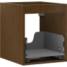 Mexen Box-A corps de meuble sous-lavabo 40 cm, 1 tiroir, noyer - 91AX0-0400-470-1-86