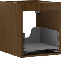 Mexen Box-A corps de meuble sous-lavabo 40 cm, 1 tiroir, noyer - 91AX0-0400-470-1-86