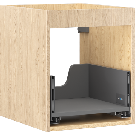 Mexen Box-A caisson d'armoire sous-vasque 40 cm, 1 tiroir, chêne - 91AX0-0400-470-1-81