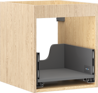 Mexen Box-A caisson d'armoire sous-vasque 40 cm, 1 tiroir, chêne - 91AX0-0400-470-1-81