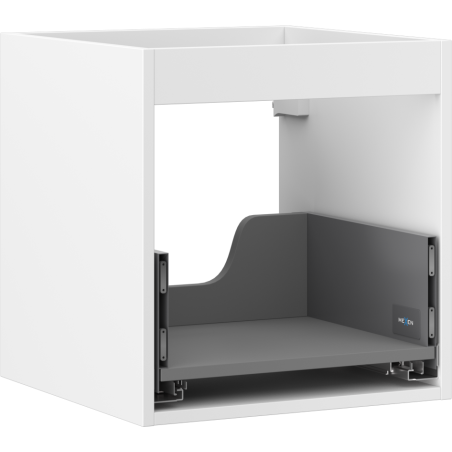 Mexen Box-A corps de meuble sous-lavabo 45 cm, 1 tiroir, blanc mat - 91AX0-0450-470-1-01