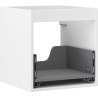 Mexen Box-A corps d'armoire de lavabo 45 cm, 1 tiroir, blanc mat - 91AX0-0450-470-1-01