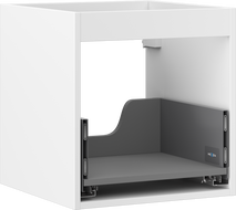 Mexen Box-A corps d'armoire de lavabo 45 cm, 1 tiroir, blanc mat - 91AX0-0450-470-1-01