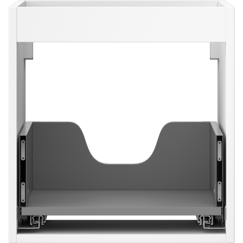 Mexen Box-A corps de meuble sous-lavabo 45 cm, 1 tiroir, blanc mat - 91AX0-0450-470-1-01