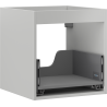 Mexen Box-A corps de meuble sous-vasque 45 cm, 1 tiroir, gris mat - 91AX0-0450-470-1-62