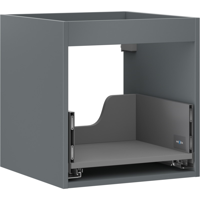 Mexen Box-A corps de meuble sous-vasque 45 cm, 1 tiroir, graphite mat - 91AX0-0450-470-1-66