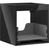 Mexen Box-A caisson de meuble lavabo 45 cm, 1 tiroir, noir brillant - 91AX0-0450-470-1-70