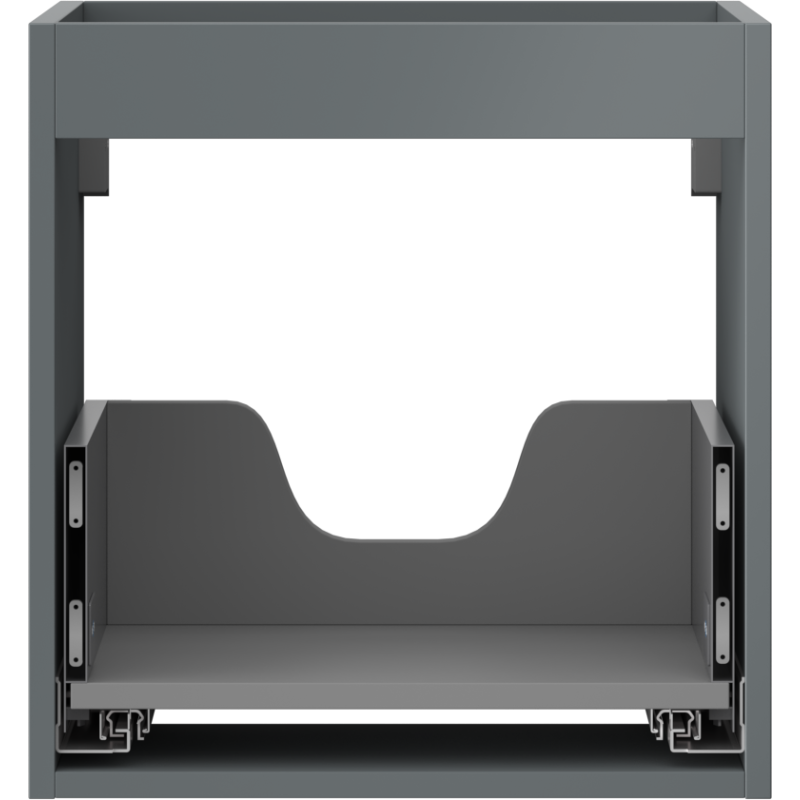 Mexen Box-A corps de meuble sous-lavabo 45 cm, 1 tiroir, graphite mat - 91AX0-0450-470-1-66