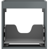 Mexen Box-A corps du meuble sous-lavabo 45 cm, 1 tiroir, graphite mat - 91AX0-0450-470-1-66