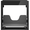 Mexen Box-A caisson de meuble lavabo 45 cm, 1 tiroir, noir brillant - 91AX0-0450-470-1-70
