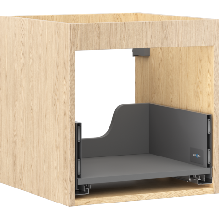 Mexen Box-A corps de meuble sous-vasque 45 cm, 1 tiroir, chêne - 91AX0-0450-470-1-81