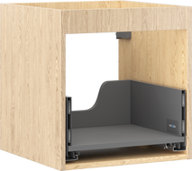 Mexen Box-A corps de meuble sous-vasque 45 cm, 1 tiroir, chêne - 91AX0-0450-470-1-81