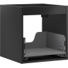 Mexen Box-A corps du meuble sous-lavabo 45 cm, 1 tiroir, noir mat - 91AX0-0450-470-1-71