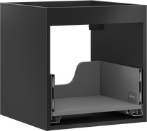 Mexen Box-A corps de meuble sous-lavabo 45 cm, 1 tiroir, noir mat - 91AX0-0450-470-1-71