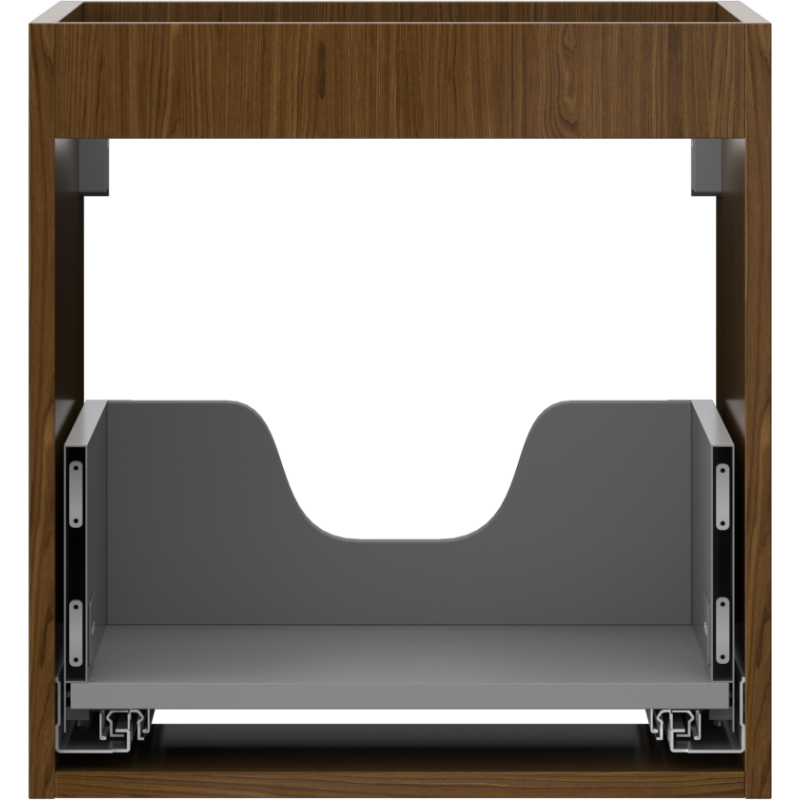 Mexen Box-A meuble sous-lavabo, 45 cm, 1 tiroir, noyer - 91AX0-0450-470-1-86