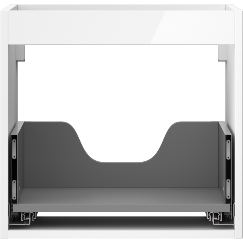 Mexen Box-A corps de meuble sous-lavabo 50 cm, 1 tiroir, blanc brillant - 91AX0-0500-470-1-00