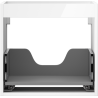 Mexen Box-A corps de meuble sous-lavabo 50 cm, 1 tiroir, blanc brillant - 91AX0-0500-470-1-00
